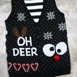 OH DEER! Ugly Christmas Vest